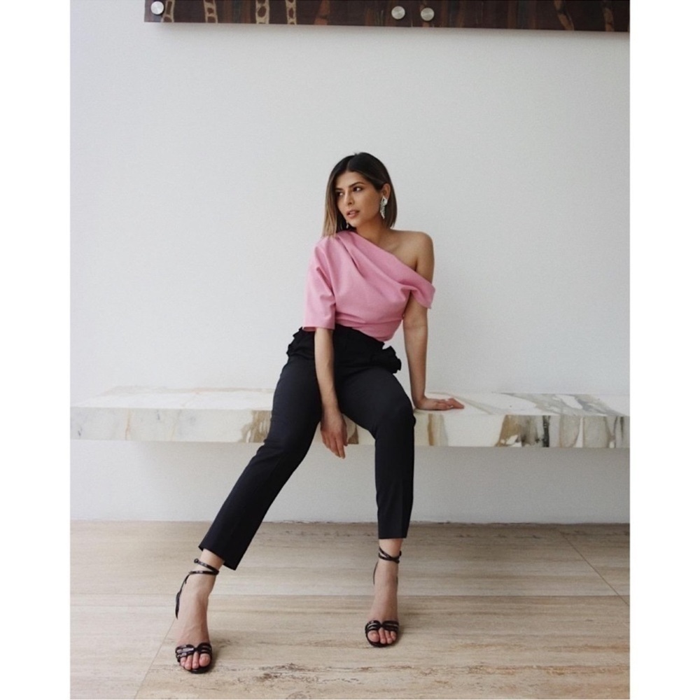 Rebecca Taylor Spring Suiting Ruffle Pants - Picture 12 of 13
